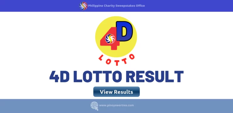 4D LOTTO RESULT August 26, 2024 - Pinoy Swertres Hearing Today